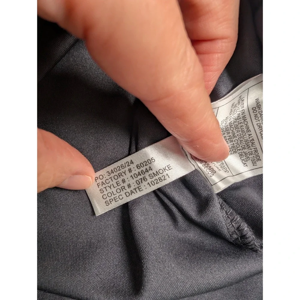 Detroit Lions Antigua Tribute Pullover Mens Large Smoke Grey NFL 1/4‎ Zip NWT
